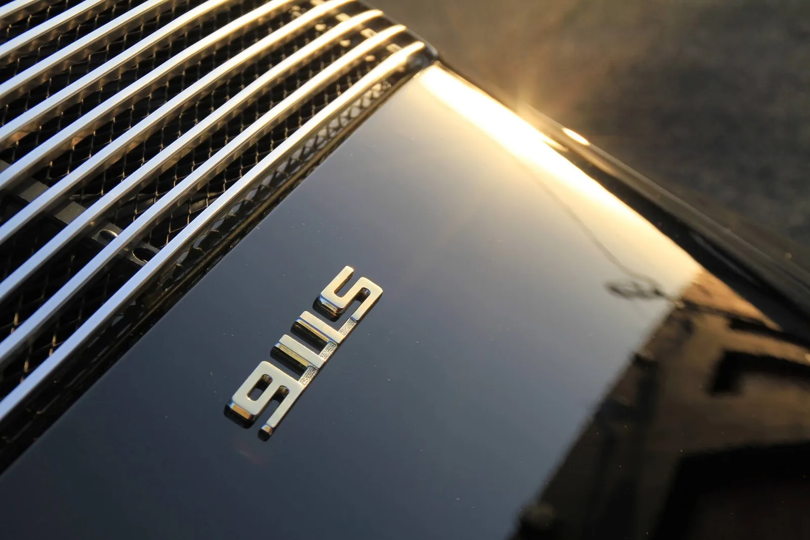 Paint correction — polisher on a panel